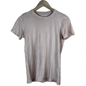 Everlane • Pink Supima Cotton Tee